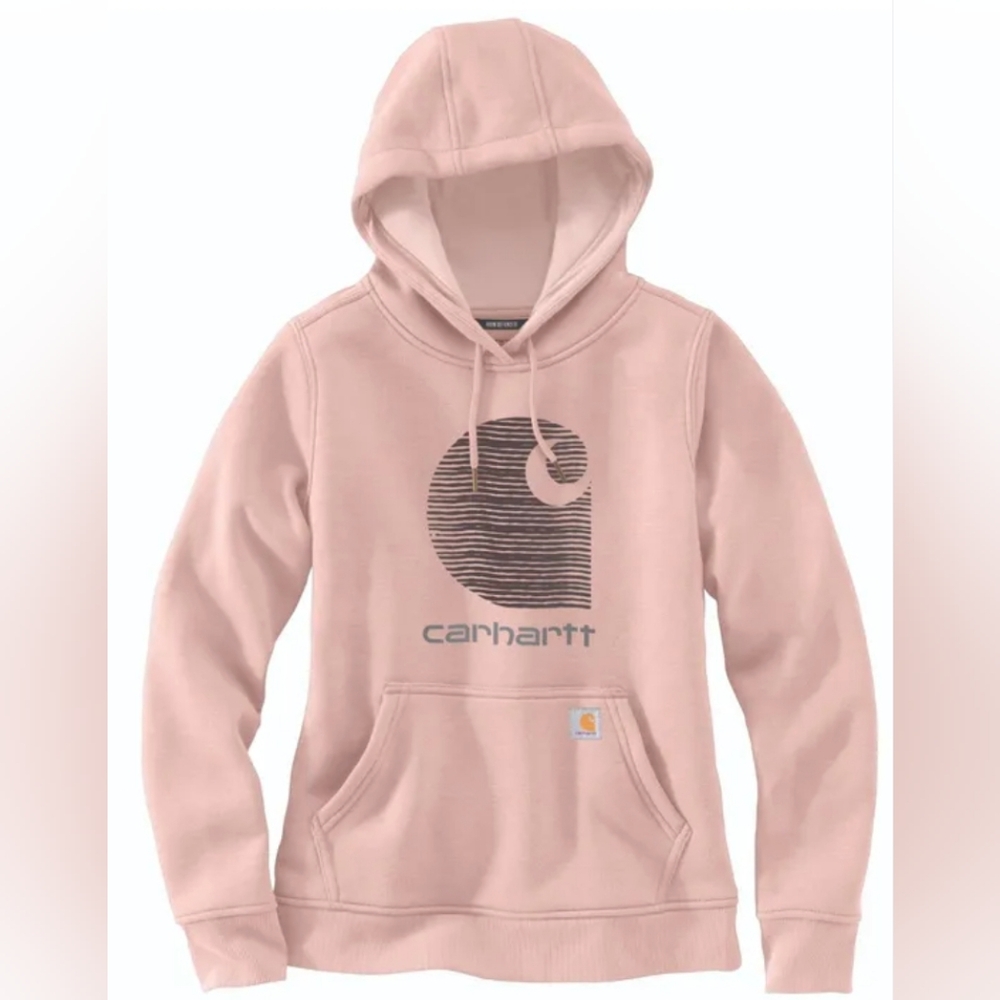 Carhartt Rain Defender Midweight "C" Logo Graphic Sweatshirt Sz M NWT MSRP $59.9